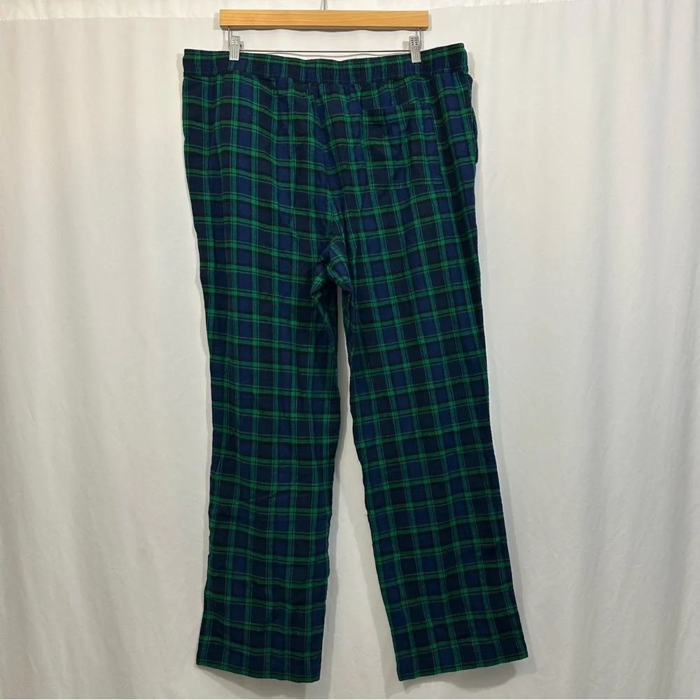NWT J. Crew Men’s Plaid Flannel Pull On Pajama Lounge Pants in Tarten Plaid - Picture 6 of 13